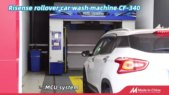 Car Wash Equipment High Speed Automatic Five Brushes Rollover Car Wash Machine